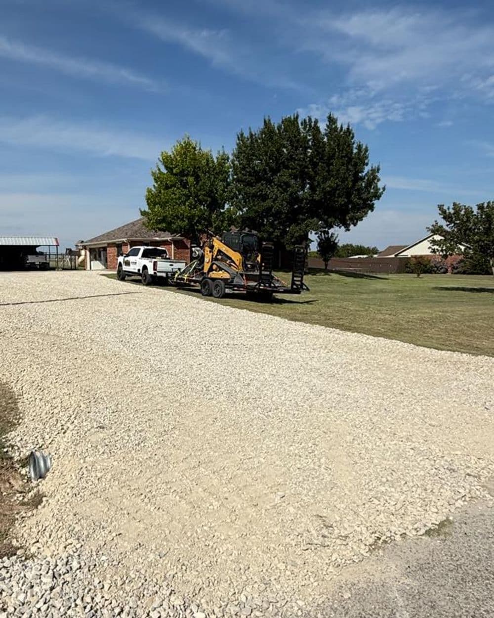 Gallery photos for Gravel Driveway Donated to Raffle Winners in Peaster TX: Image #2