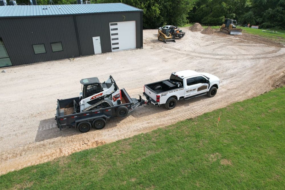 Commercial Parking Lot Excavation and Prep for Growing Office Building