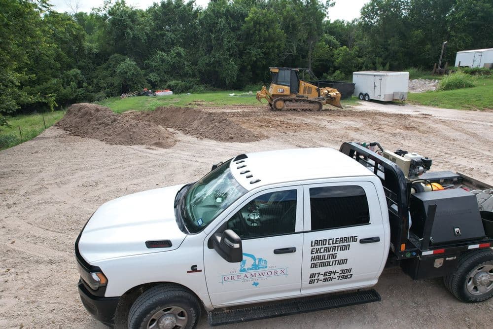 Commercial Parking Lot Excavation and Prep for Growing Office Building