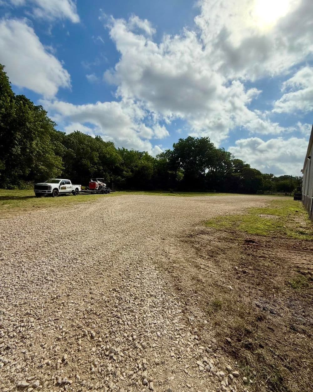 Commercial Parking Lot Re-Graveling Done Right in Springtown