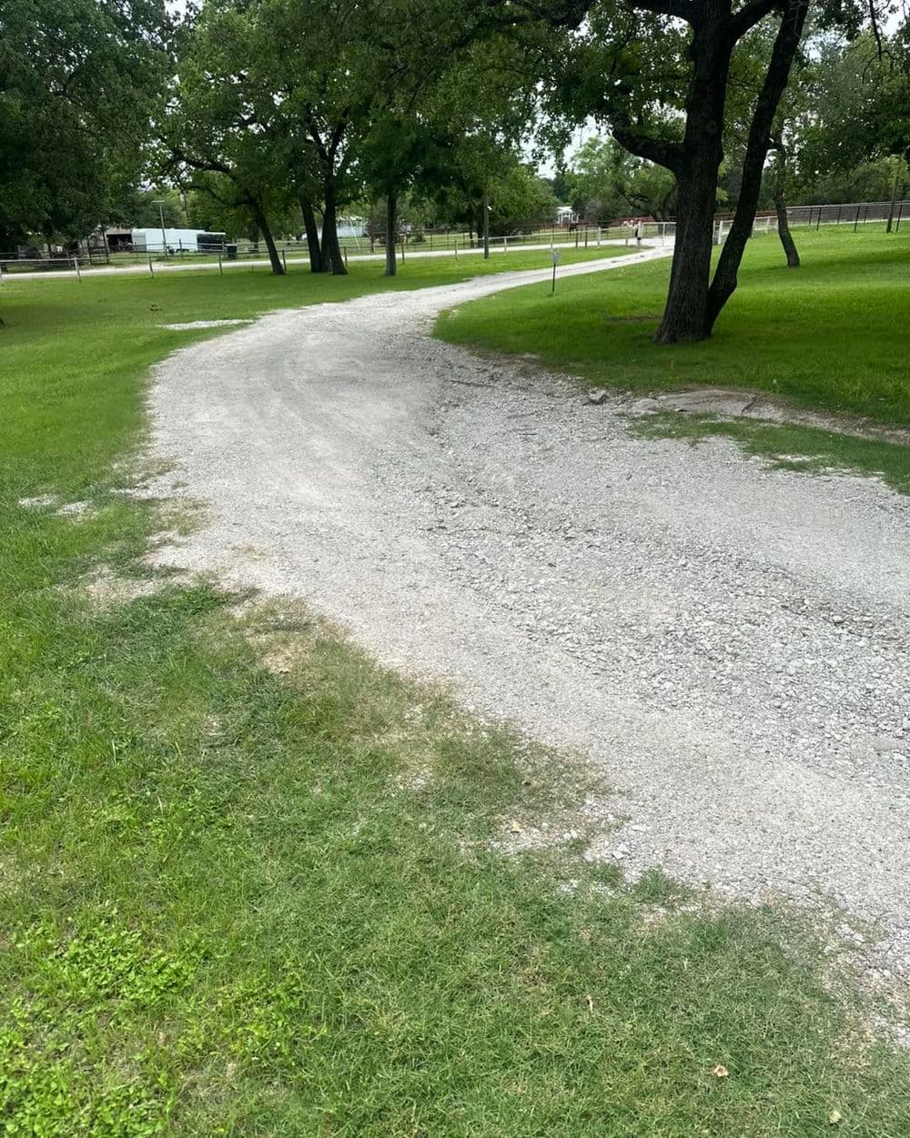 Gallery photos for Gravel Driveway Build with Proper Base and Drainage in Weatherford: Image #1